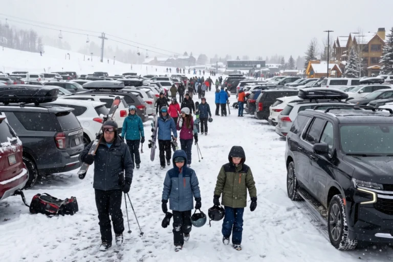 Why Families Skip Driving Themselves to the Slopes