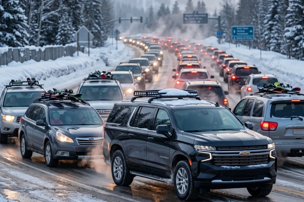 Why Families Skip Driving Themselves to the Slopes